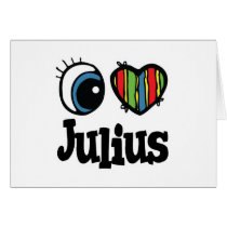 I Heart (Love) Julius cards