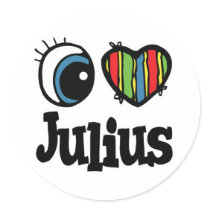 I Heart (Love) Julius stickers by eyeheartnames I Heart (Love) Julius stickers
