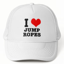 I HEART (LOVE) jump ropes hats