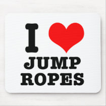 I HEART (LOVE) jump ropes mousepads by classicihearts I HEART (LOVE) jump ropes mousepads