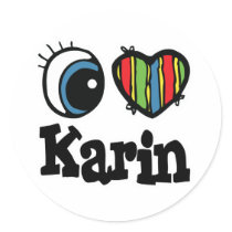 I Heart (Love) Karin stickers by eyeheartnames I Heart (Love) Karin stickers