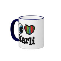 I Heart (Love) Karli mugs by eyeheartnames I Heart (Love) Karli mugs