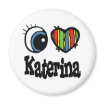 I Heart (Love) Katerina magnets