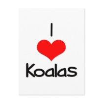 I Heart (Love) Koalas postcards