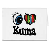 I Heart (Love) Kuma cards