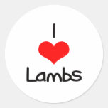 I Heart (Love) Lambs Sticker