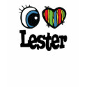 I Heart (Love) Lester t-shirts