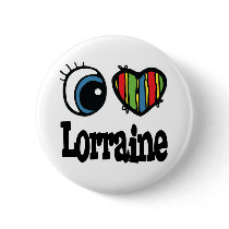 I Heart (Love) Lorraine buttons