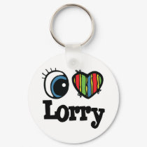 I Heart (Love) Lorry keychains