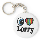 I Heart (Love) Lorry Key Chains