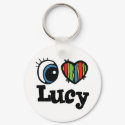 I Heart (Love) Lucy keychains