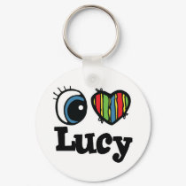 I Heart (Love) Lucy keychains