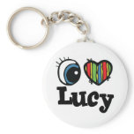 I Heart (Love) Lucy keychains
