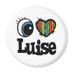 I Heart (Love) Luise magnets