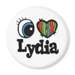 I Heart (Love) Lydia magnets