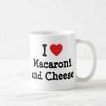 I heart (love) Macaroni and Cheese Mug