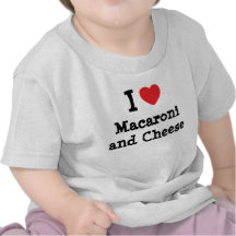 I heart (love) Macaroni and Cheese Tshirt