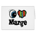I Heart (Love) Marge cards