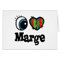 I Heart (Love) Marge cards
