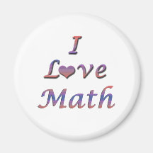 I Heart (Love) Math Magnets