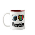 I Heart (Love) Mercedes mugs by eyeheartnames I Heart (Love) Mercedes mugs