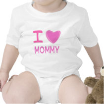 I Heart (Love) mommy t-shirts