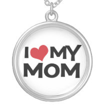 I Heart (love) My Mom Necklace