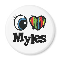 I Heart (Love) Myles magnets