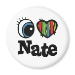 I Heart (Love) Nate magnets