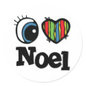 I Heart (Love) Noel stickers by eyeheartnames I Heart (Love) Noel stickers