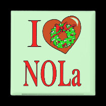 I Heart (Love) NOLA, magnets