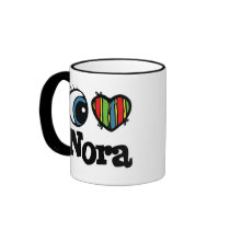 I Heart (Love) Nora mugs by eyeheartnames I Heart (Love) Nora mugs