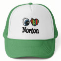 I Heart (Love) Norton hats by eyeheartnames I Heart (Love) Norton hats