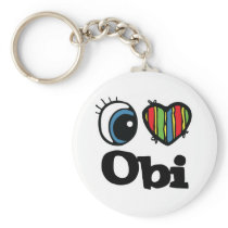 I Heart (Love) Obi Key Chain