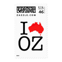 I Heart (Love) Oz Stamp
