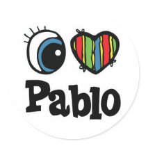 I Heart (Love) Pablo stickers by eyeheartnames I Heart (Love) Pablo stickers