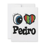 I Heart (Love) Pedro Personalized Announcements