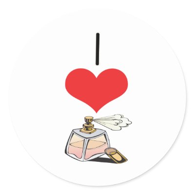 Show what you love with this cool and fun 'I Love Perfume ' design!