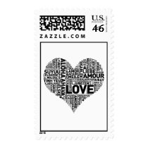 I HEART LOVE POSTAGE
