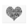 I HEART LOVE POST CARDS