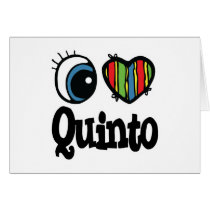 I Heart (Love) Quinto cards