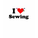 I Heart / Love Sewing shirt