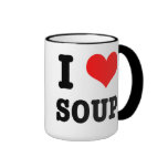 I HEART (LOVE) SOUP MUG