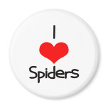 I Heart (Love) Spiders magnets