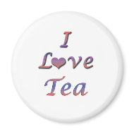 I Heart (Love) Tea magnet