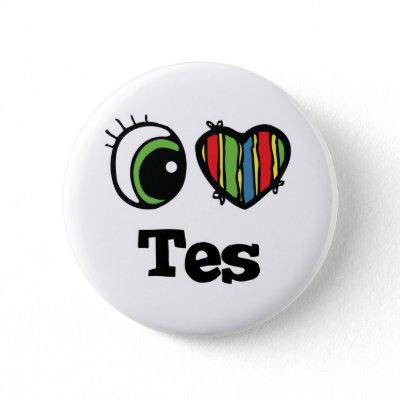 I Heart (Love) TES Pins from Zazzle.