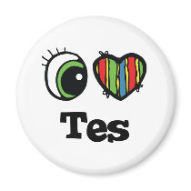 I Heart (Love) Tes magnets by eyeheartnames I Heart (Love) Tes magnets