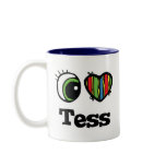 I Heart (Love) Tess mugs