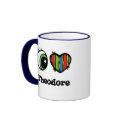 I Heart (Love) Theodore mugs