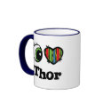 I Heart (Love) Thor mugs